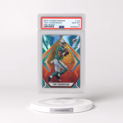2020 Panini Phoenix #102 Tua Tagovailoa - Fire Burst (PSA 10 GEM MINT)