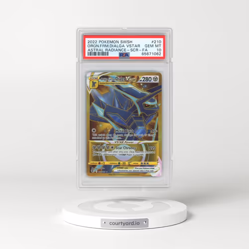 2022 Pokémon Sword & Shield Astral Radiance #210 Origin Forme Dialga Vstar - Full Art Secret (PSA 10 GEM MINT)