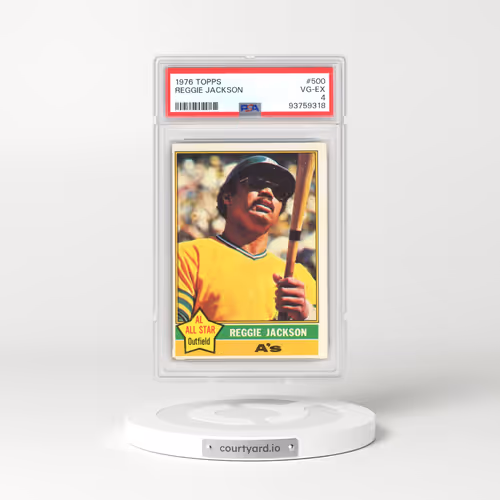 1976 Topps #500 Reggie Jackson (PSA 4 VG-EX)