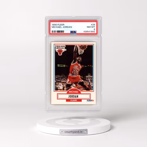 1990 Fleer #26 Michael Jordan (PSA 8 NM-MT)