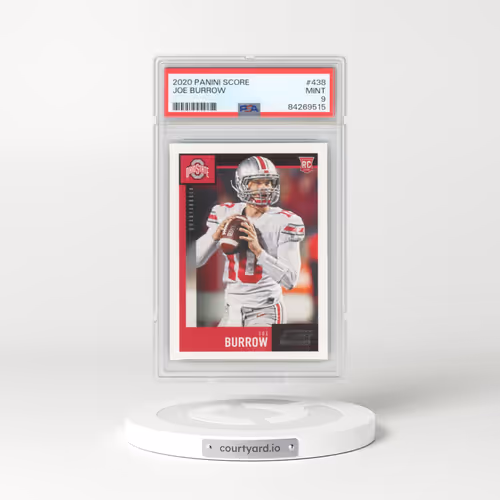 2020 Panini Score #438 Joe Burrow (PSA 9 MINT)