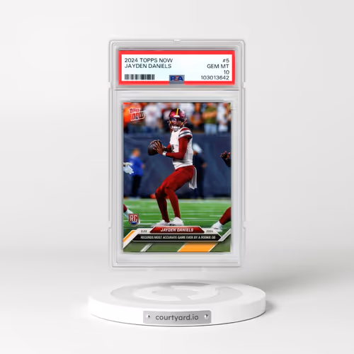 2024 Topps Now #5 Jayden Daniels (PSA 10 GEM MINT)