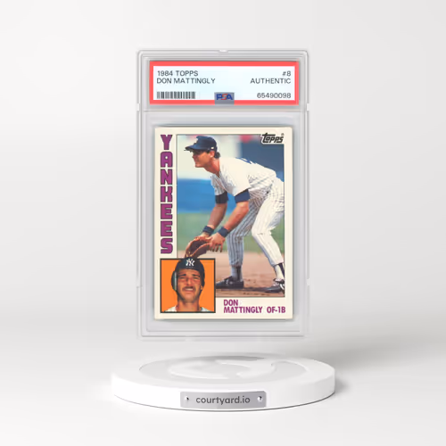 1984 Topps #8 Don Mattingly (PSA AUTH)
