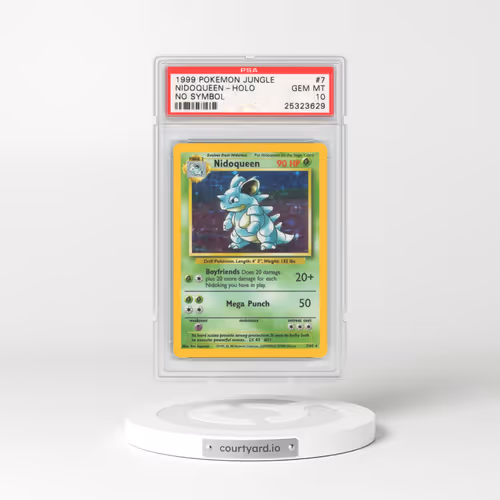 1999 Jungle #7 Nidoqueen - Holo No Symbol (PSA 10 GEM MINT)