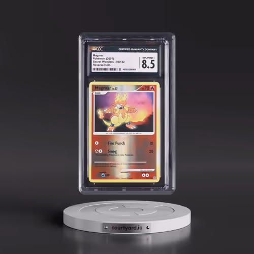 2007 Secret Wonders #93/132 Magmar - Reverse Holo (CGC 8.5 NM-MT+)