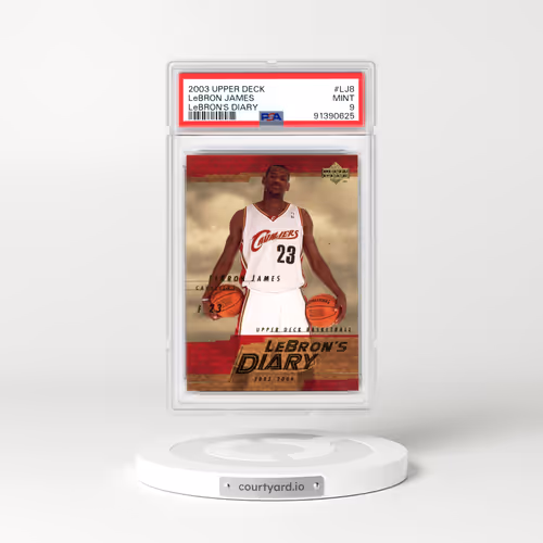 2003 Upper Deck Lebron's Diary #LJ8 LeBron James (PSA 9 MINT)