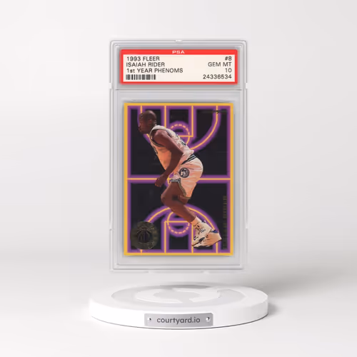 1993 Fleer 1st Year Phenoms #8 Isaiah Rider (PSA 10 GEM MINT)