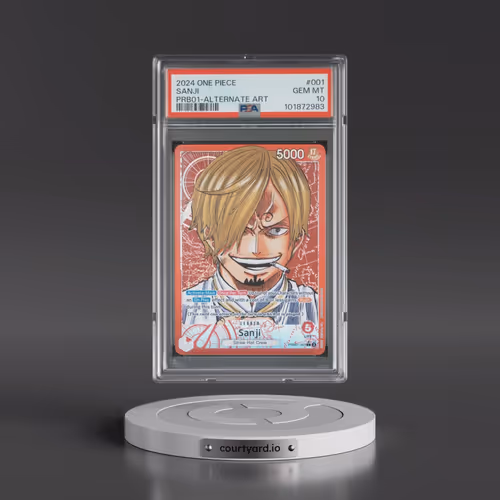2024 One Piece PRB01-Premium Booster -One Piece Card the Best #001 Sanji - Alternate Art (PSA 10 GEM