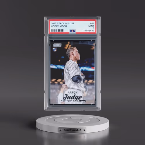 2017 Stadium Club #64 Aaron Judge (PSA 9 MINT)