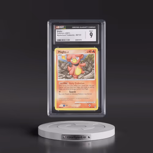 2007 Mysterious Treasures #88/123 Magby (CGC 9 MINT)