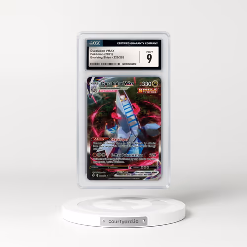 2021 Evolving Skies #220/203 Duraludon VMAX - Holo Secret (CGC 9 MINT)