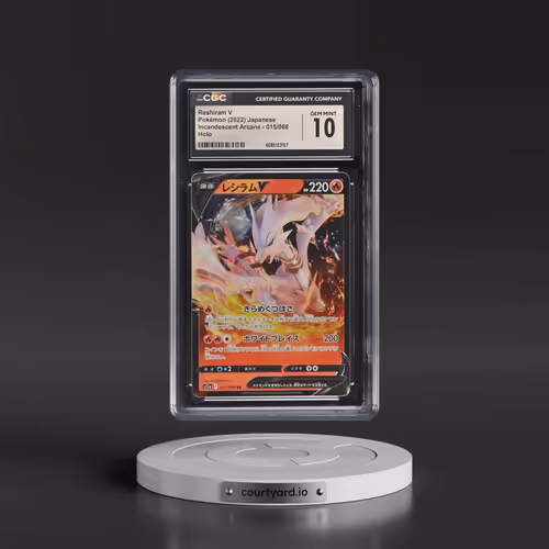 2022 Incandescent Arcana #015/068 Reshiram V - Holo (CGC 10 GEM MINT)