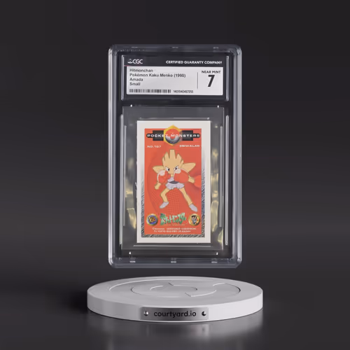 1998 Pokémon Kaku Menko (1998 Amada) - Japanese Hitmonchan - Small (45MM x 74MM) (CGC 7 NM)