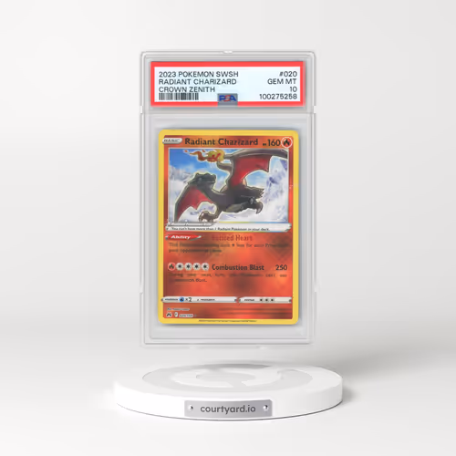 2023 Pokémon Sword and Shield Crown Zenith #020 Radiant Charizard - Holo (PSA 10 GEM MINT)