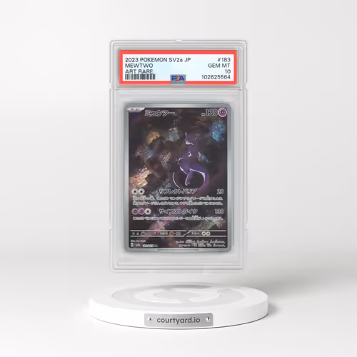 2023 Pokémon Sv2a-Pokemon 151 #183 Mewtwo - Art Rare (PSA 10 GEM MINT)