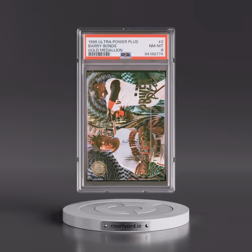 1996 Ultra Power Plus #2 Barry Bonds - Gold Medallion (PSA 8 NM-MT)