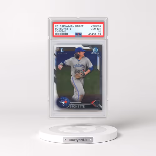 2016 Bowman Draft #BDC74 Bo Bichette - Chrome (PSA 10 GEM MINT)