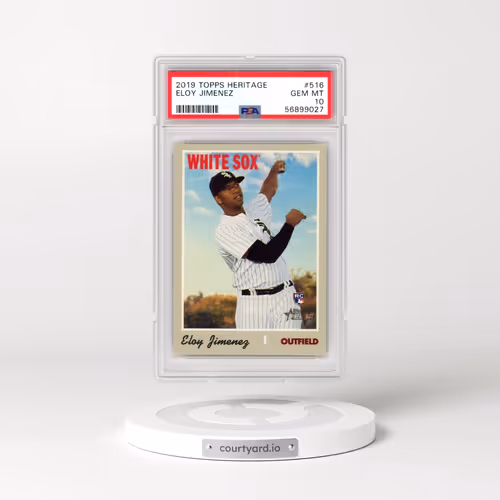 2019 Topps Heritage #516 Eloy Jimenez (PSA 10 GEM MINT)