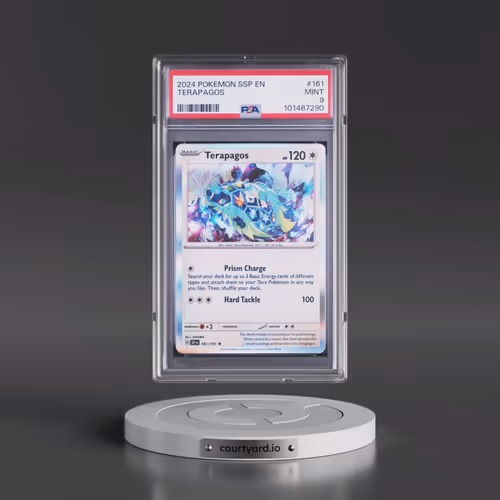 2024 Pokémon Ssp EN-Surging Sparks #161 Terapagos (PSA 9 MINT)