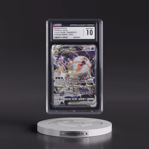2023 Crown Zenith #GG46/GG70 Deoxys VSTAR - Galarian Gallery Holo (CGC 10 GEM MINT)