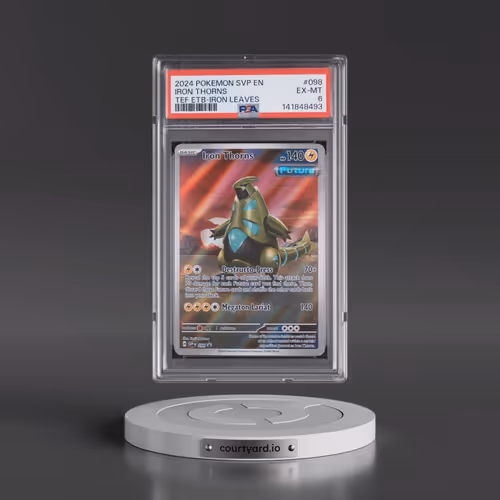 2024 Pokémon Svp EN-SV Black Star Promo #098 Iron Thorns - Temporal Forces Elite Trainer Box-Iron Le