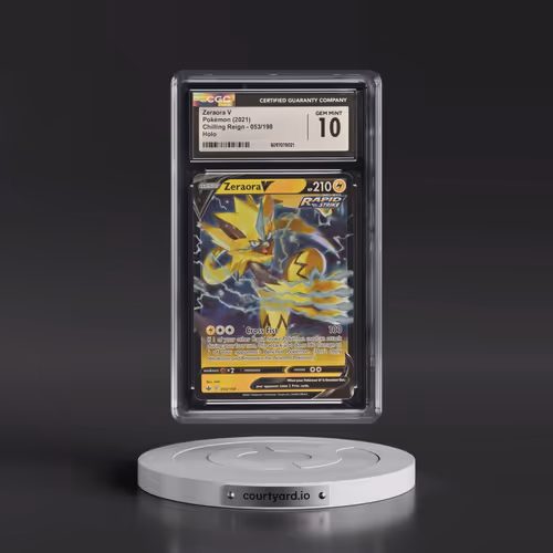 2021 Chilling Reign #053/198 Zeraora V - Holo (CGC 10 GEM MINT)