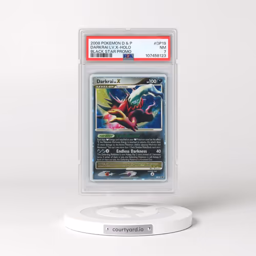 2008 Pokémon Diamond & Pearl Black Star Promo #DP19 Darkrai LV.X - Holo (PSA 7 NM)