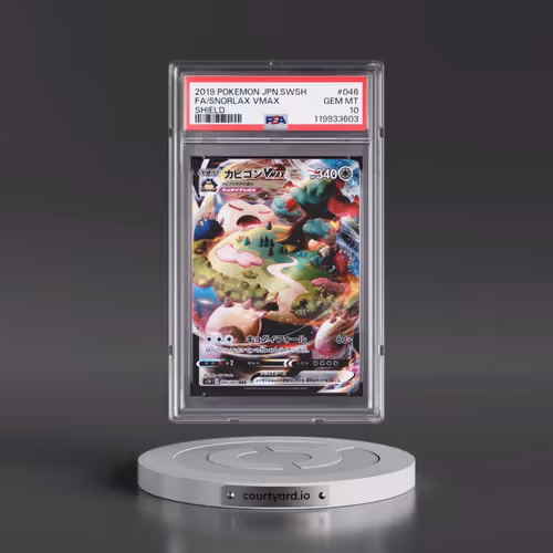 2019 Pokémon Sword & Shield Shield #046 Snorlax Vmax - Full Art (PSA 10 GEM MINT)