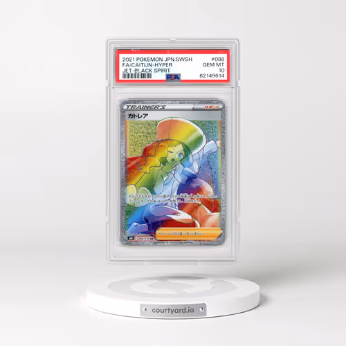 2021 Pokémon Sword & Shield Jet-Black Spirit #088 Caitlin-Hyper - Full Art (PSA 10 GEM MINT)