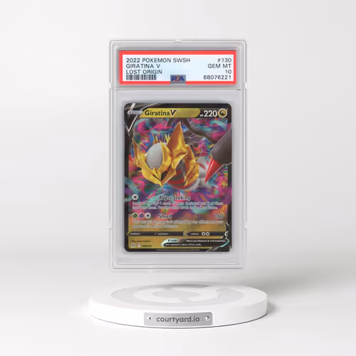 2022 Pokémon Sword & Shield Lost Origin #130 Giratina V - Holo (PSA 10 GEM MINT)