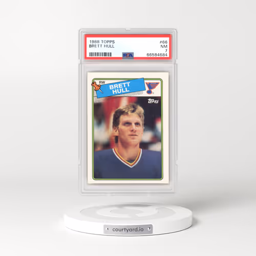 1988 Topps #66 Brett Hull (PSA 7 NM)