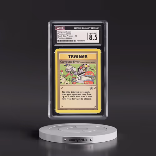 1999 Black Star Promos #16 Computer Error - Pokémon League (CGC 8.5 NM-MT+)