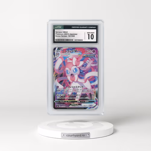 2021 Eevee Heroes #041/069 Sylveon VMAX - Holo (CGC 10 GEM MINT)
