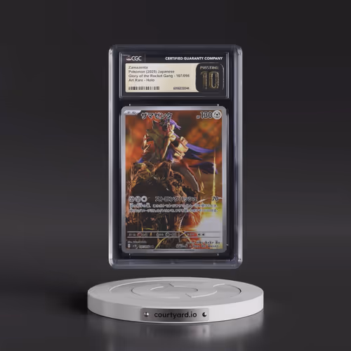 2025 Glory of the Rocket Gang - sv10 #107/098 Zamazenta - Art Rare Holo (CGC 10 PRISTINE)