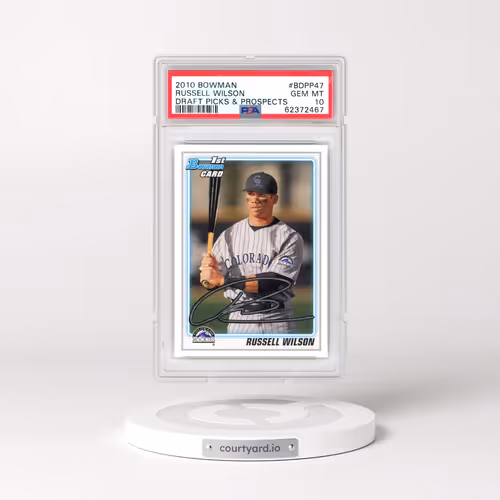 2010 Bowman Draft Picks & Prospects #BDPP47 Russell Wilson (PSA 10 GEM MINT)