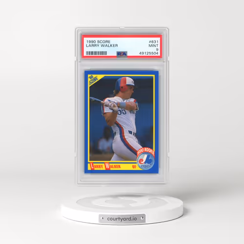 1990 Score #631 Larry Walker (PSA 9 MINT)