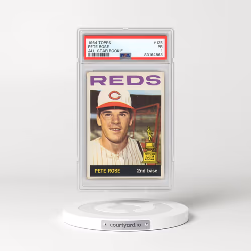 1964 Topps #125 Pete Rose - All-Star Rookie (PSA 1 PR)