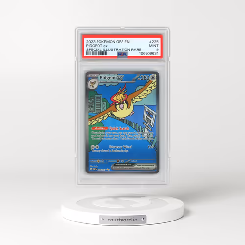 2023 Pokémon Obf EN-Obsidian Flames #225 Pidgeot EX - Holo Special Illustration Rare (PSA 9 MINT)