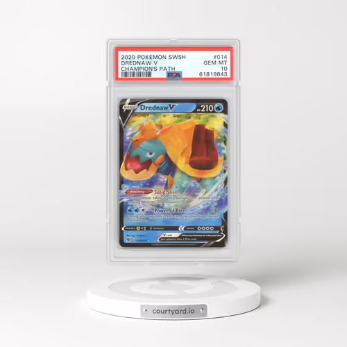 2020 Champion's Path #14 Drednaw V - Full Art Holo (PSA 10 GEM MINT)
