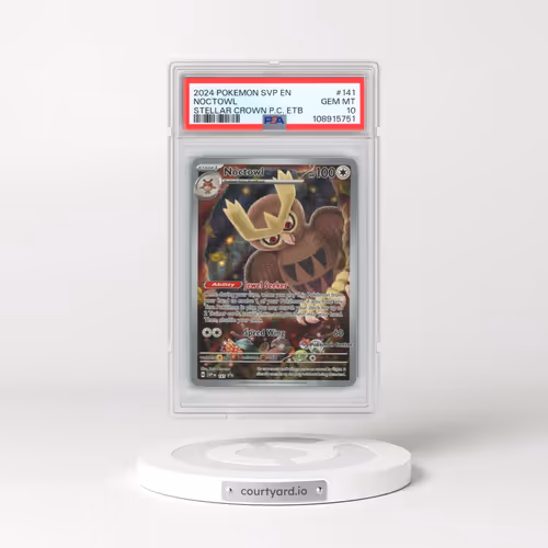2024 Pokémon Svp EN-SV Black Star Promo #141 Noctowl - Stellar Crown Pokemon Center Elite Trainer Bo