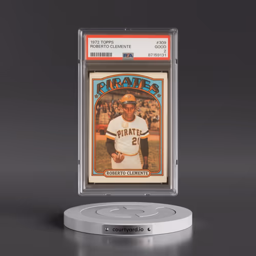 1972 Topps #309 Roberto Clemente (PSA 2 GOOD)