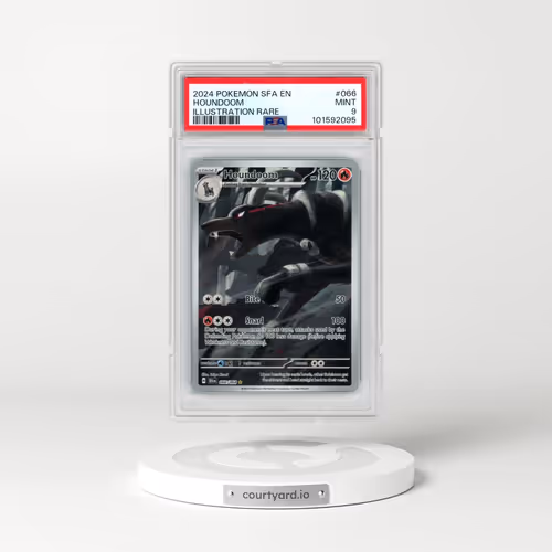 2024 Pokémon Sfa EN-Shrouded Fable #066 Houndoom - Illustration Rare (PSA 9 MINT)