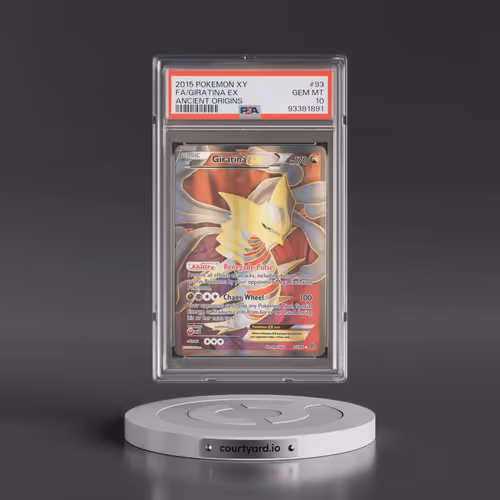 2015 Pokémon XY Ancient Origins #93 Giratina EX - Holo Full Art (PSA 10 GEM MINT)