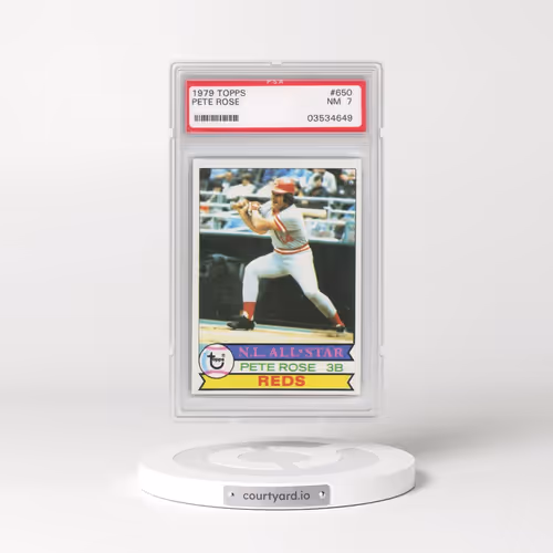 1979 Topps #650 Pete Rose (PSA 7 NM)