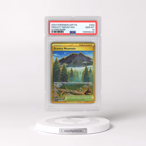 2024 Pokémon Ssp EN-Surging Sparks #250 Gravity Mountain - Hyper Rare (PSA 10 GEM MINT)