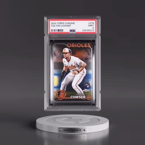 2024 Topps Chrome #278 Colton Cowser (PSA 9 MINT)