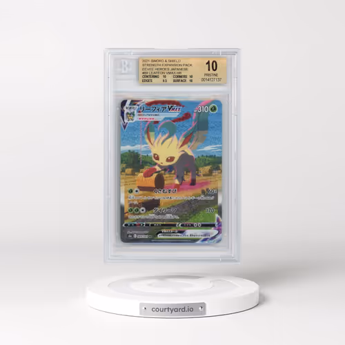 2021 Eevee Heroes #089 Leafeon VMAX - Holo (BGS 10 PRISTINE)