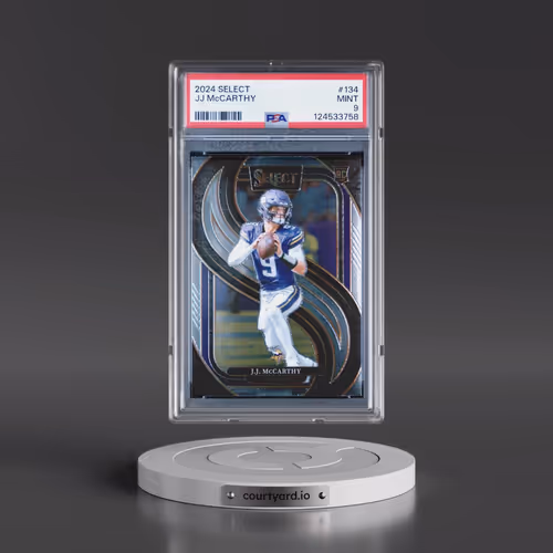 2024 Panini Select #134 JJ McCarthy (PSA 9 MINT)