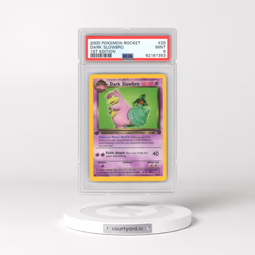 2000 Pokémon Rocket #29 Dark Slowbro - 1st Edition (PSA 9 MINT)