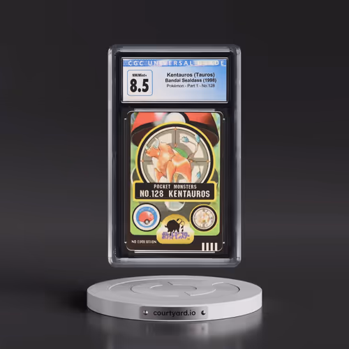 1998 Pokémon - Part 1 #128 Kentauros (Tauros) (CGC 8.5 NM-MT+)